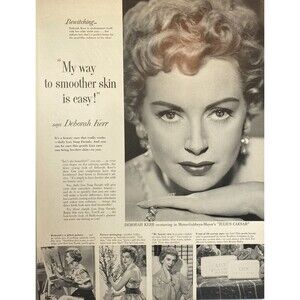 LUX Toilet Soap "Deborah Kerr starring in MGM's "Julius Caesar" Print Ad 1953